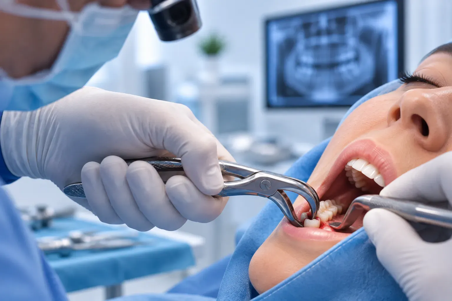 Quirófano equipado para cirugía oral