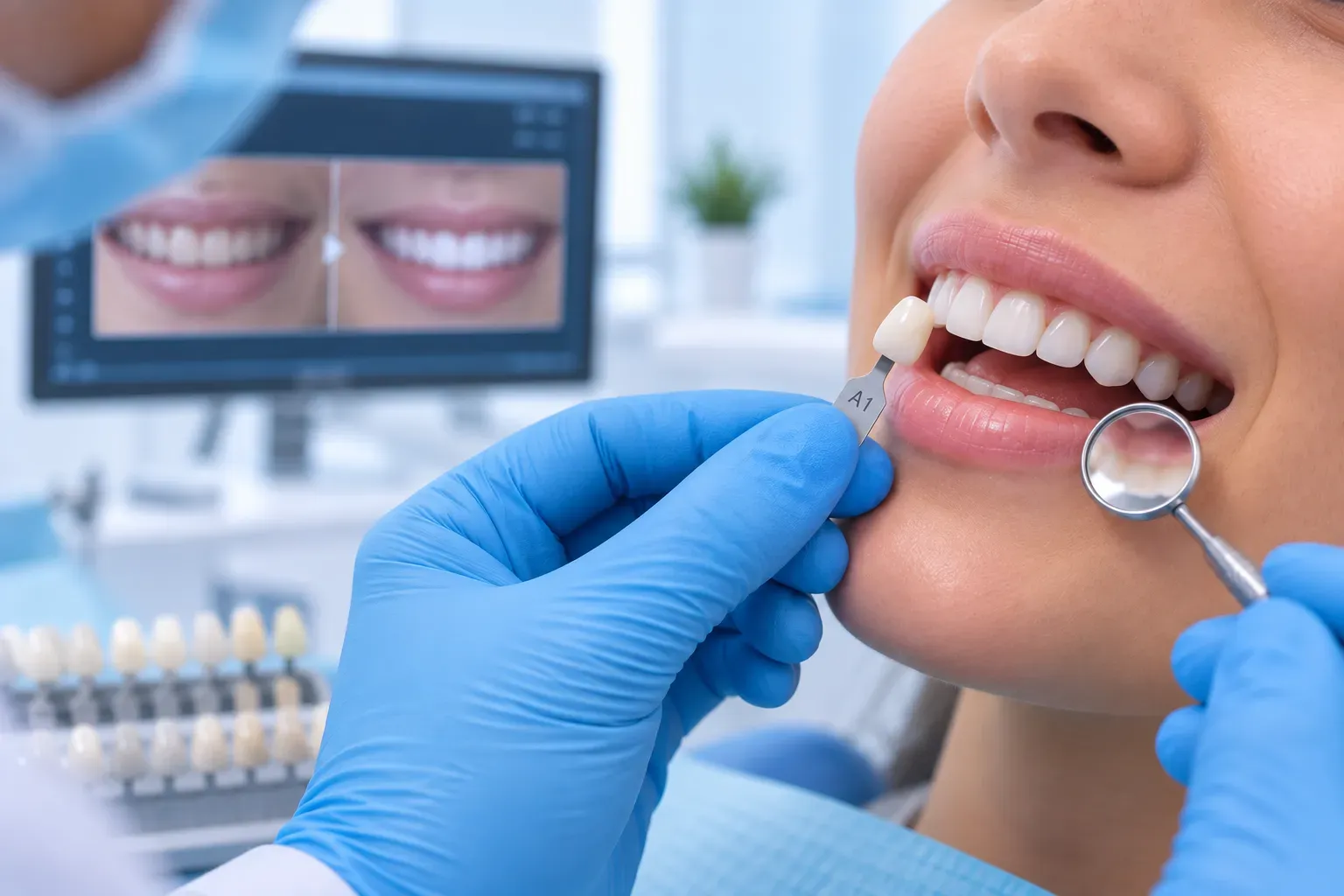 Paciente feliz con su rehabilitación oral